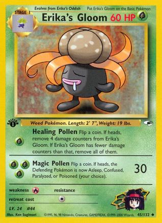 [PKM] Erika's Gloom (45/132) [Gym Heroes 1st Edition]