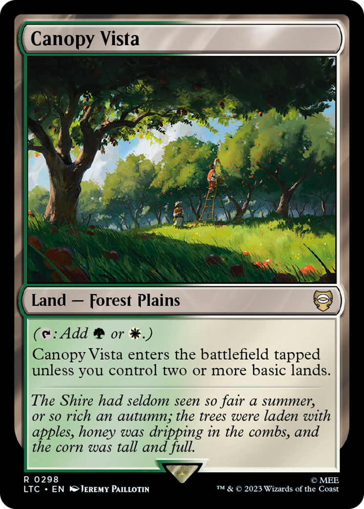 {R} Canopy Vista [The Lord of the Rings: Tales of Middle-Earth Commander][LTC 298]