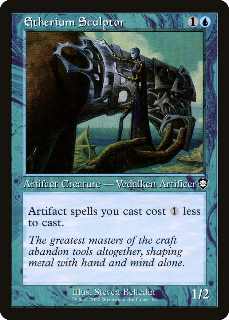 {C} Etherium Sculptor (Retro) [The Brothers' War Commander][BRC 082]
