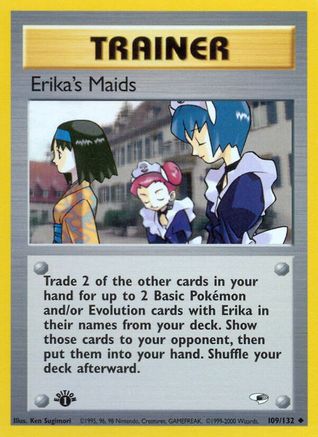 [PKM] Erika's Maids (109/132) [Gym Heroes 1st Edition]