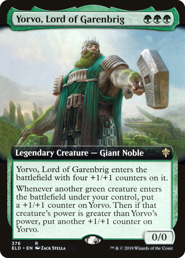{R} Yorvo, Lord of Garenbrig (Extended Art) [Throne of Eldraine][ELD 376]