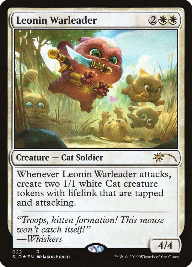 {R} Leonin Warleader [Secret Lair Drop Series][SLD 022]