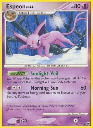 [PKM] Espeon (18/100) [Diamond & Pearl: Majestic Dawn]