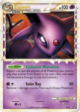 [PKM-R] Espeon (81/90) [HeartGold & SoulSilver: Undaunted]