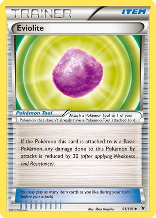 [PKM] Eviolite (91/101) [Black & White: Noble Victories]