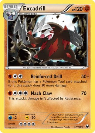 [PKM] Excadrill (57/108) [Black & White: Dark Explorers]