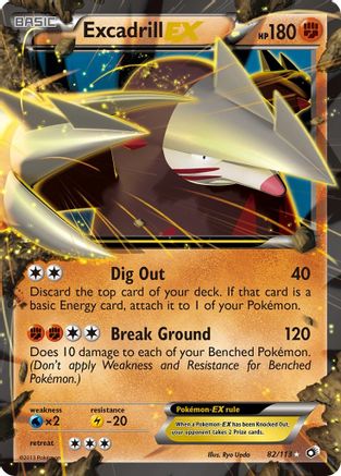 [PKM] Excadrill EX (82/113) [Black & White: Legendary Treasures]