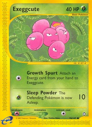 [PKM] Exeggcute (76/147) [Aquapolis]