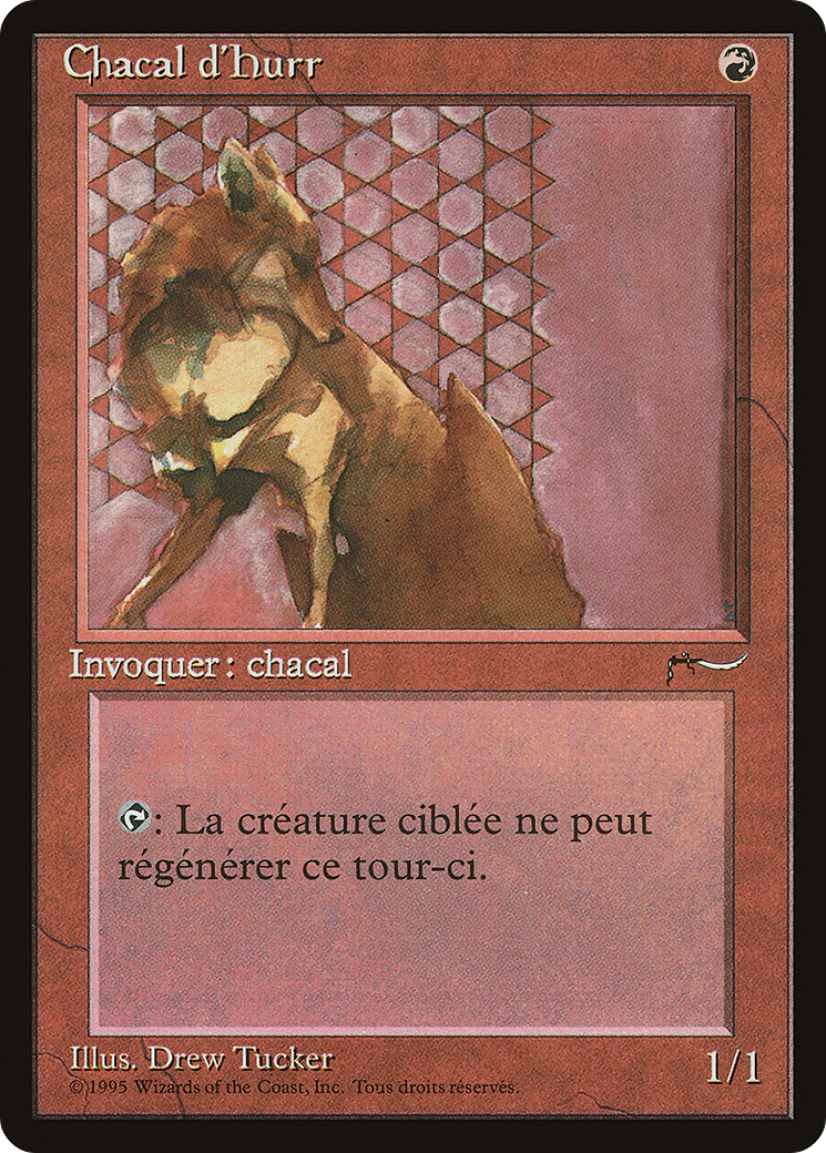 {C} Hurr Jackal (French) - "Chacal d'Hurr" [Renaissance][REN 088]