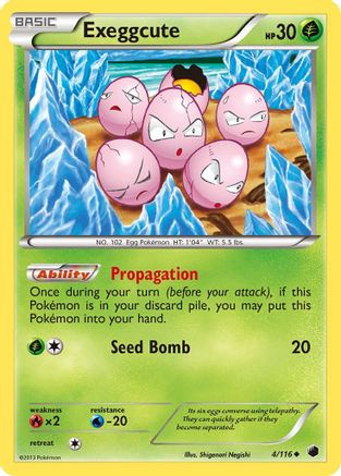 [PKM] Exeggcute (4/116) [Black & White: Plasma Freeze]
