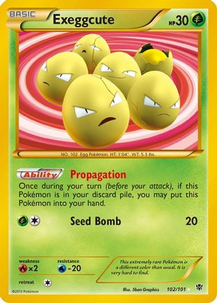 [PKM-R] Exeggcute (102/101) [Black & White: Plasma Blast]