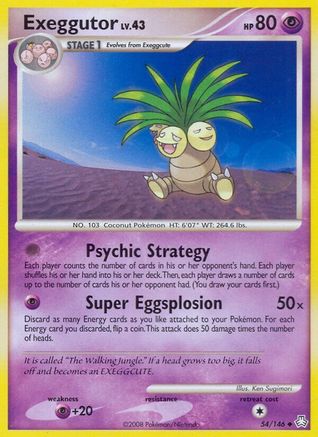 [PKM] Exeggutor (54/146) [Diamond & Pearl: Legends Awakened]
