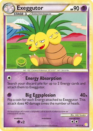 [PKM-R] Exeggutor (18/123) [HeartGold & SoulSilver: Base Set]