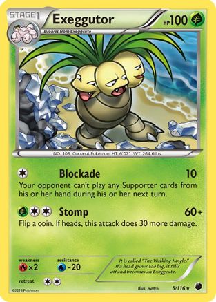[PKM] Exeggutor (5/116) [Black & White: Plasma Freeze]