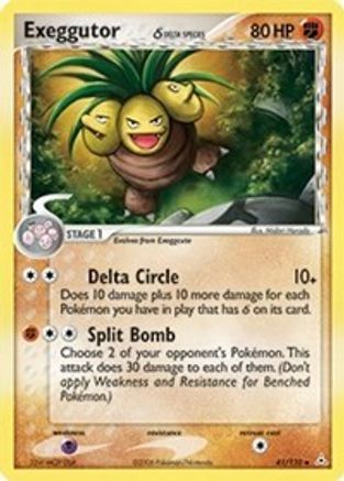 [PKM-C] Exeggutor (41/110) (Delta Species) (Stamped) [EX: Holon Phantoms]