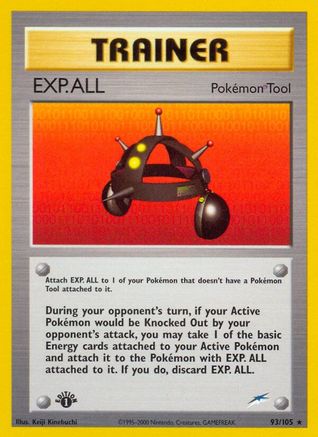 [TR] EXP.ALL (93/105) [Neo Destiny 1st Edition]