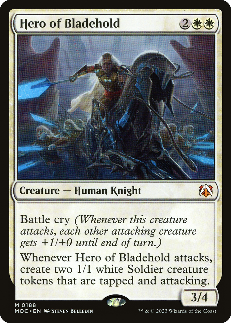 {R} Hero of Bladehold [March of the Machine Commander][MOC 188]