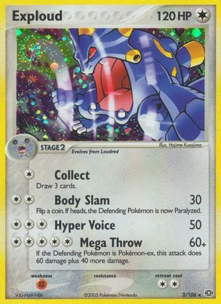 [PKM] Exploud (3/106) [EX: Emerald]