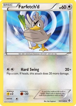 [PKM-C] Farfetch'd (107/149) [Black & White: Boundaries Crossed]