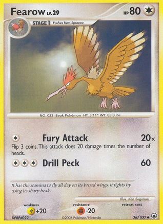 [PKM] Fearow (36/100) [Diamond & Pearl: Majestic Dawn]