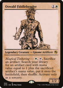 {R} Oswald Fiddlebender (Showcase) [Dungeons & Dragons: Adventures in the Forgotten Realms][AFR 304]