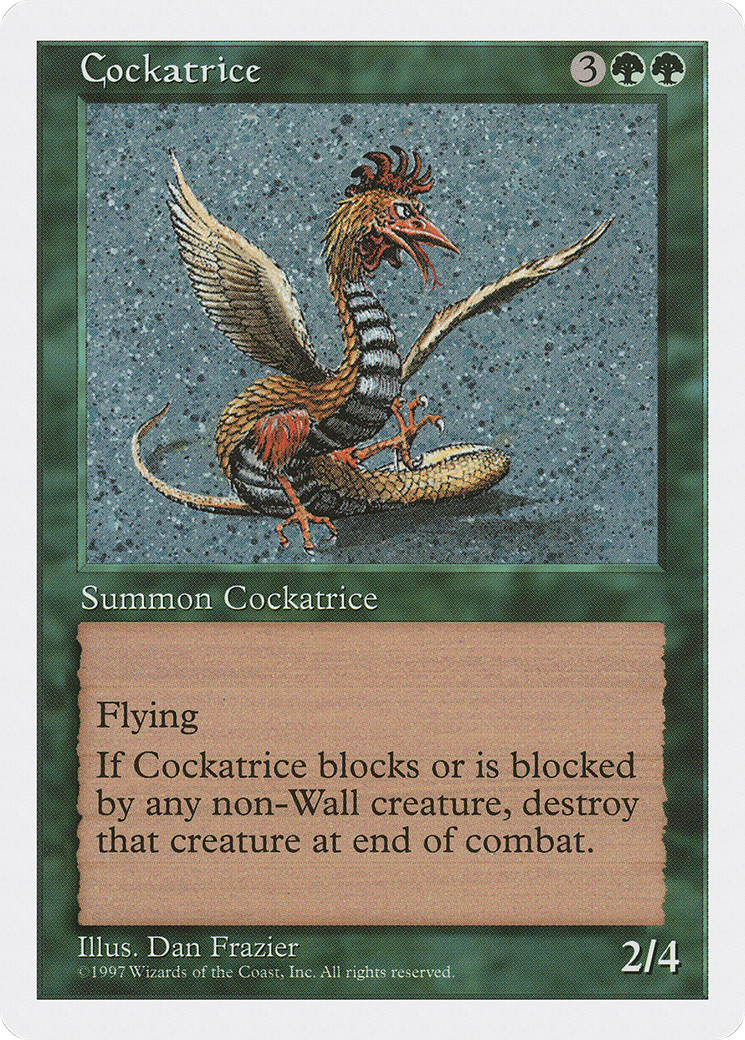 {R} Cockatrice [Fifth Edition][5ED 284]
