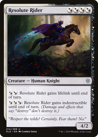 {C} Resolute Rider [Throne of Eldraine][ELD 214]