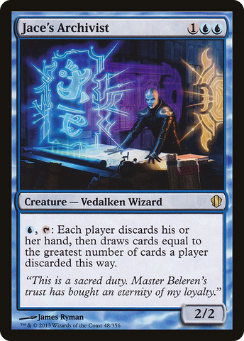 {R} Jace's Archivist [Commander 2013][C13 048]