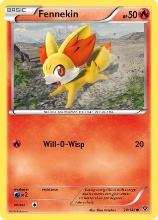 [PKM] Fennekin (24/146) [XY: Base Set]