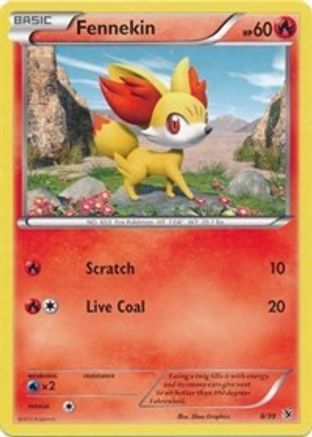 [PKM] Fennekin (8/39) [XY: Kalos Starter Set]