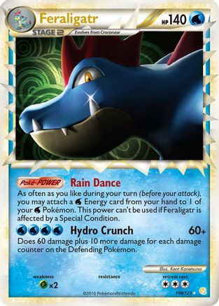 [PKM] Feraligatr (108/123) [HeartGold & SoulSilver: Base Set]