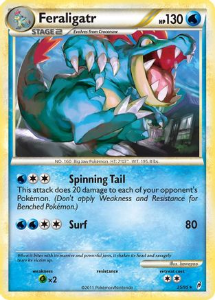[PKM] Feraligatr (25/95) [HeartGold & SoulSilver: Call of Legends]