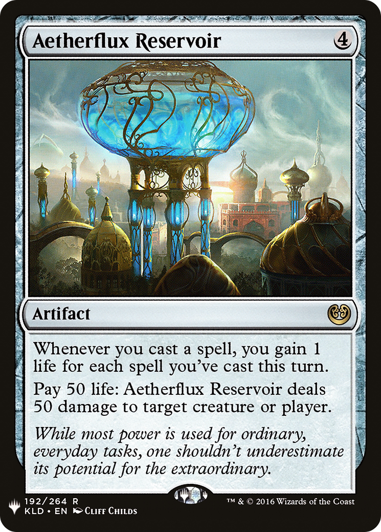 {R} Aetherflux Reservoir [Mystery Booster][LS KLD 192]