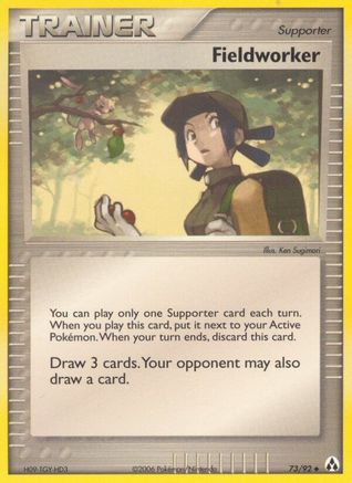 [TR] Fieldworker (73/92) (Stamped) [EX: Legend Maker]