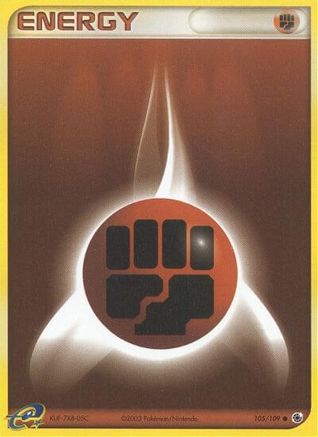[PKM BE] Fighting Energy (105/109) [EX: Ruby & Sapphire]