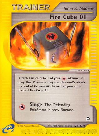 [PKM] Fire Cube 01 (122/147) [Aquapolis]