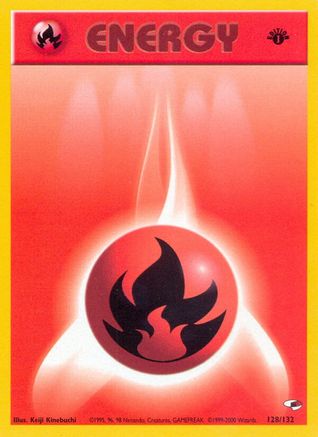 [PKM BE] Fire Energy (128/132) [Gym Heroes 1st Edition]