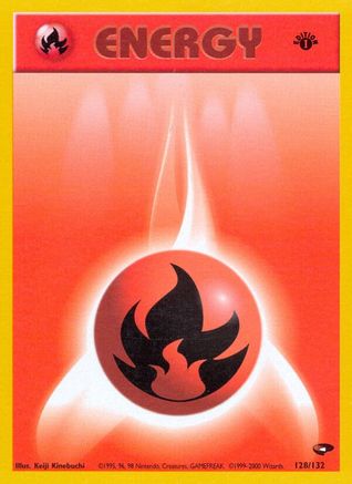 [PKM BE] Fire Energy (128/132) [Gym Challenge 1st Edition]