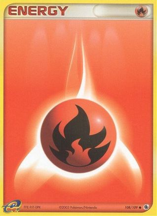 [PKM BE] Fire Energy (108/109) [EX: Ruby & Sapphire]