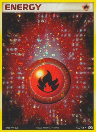 [PKM BE] Fire Energy (102/106) [EX: Emerald]