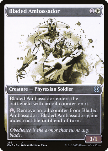 {C} Bladed Ambassador (Showcase Ichor) [Phyrexia: All Will Be One][ONE 285]