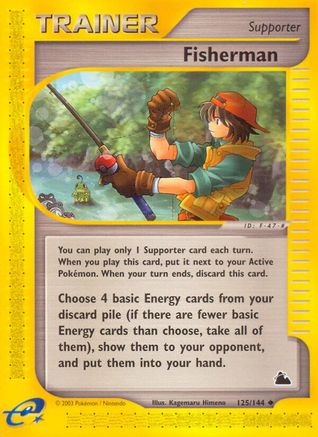 [PKM] Fisherman (125/144) [Skyridge]