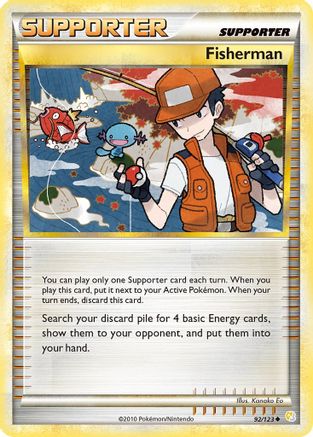 [PKM] Fisherman (92/123) [HeartGold & SoulSilver: Base Set]