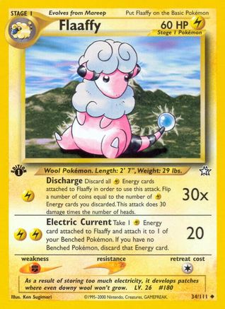 [PKM] Flaaffy (34/111) [Neo Genesis 1st Edition]