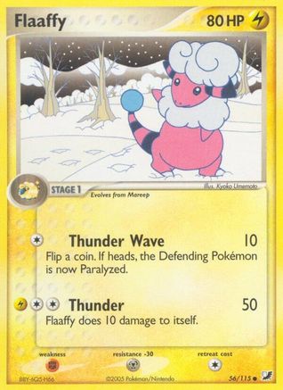 [PKM] Flaaffy (56/115) [EX: Unseen Forces]