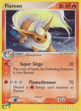 [PKM] Flareon (5/100) [EX: Sandstorm]