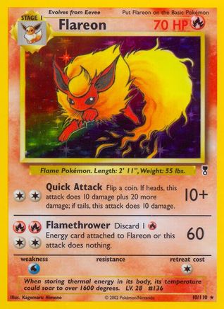[PKM] Flareon (10/110) [Legendary Collection]