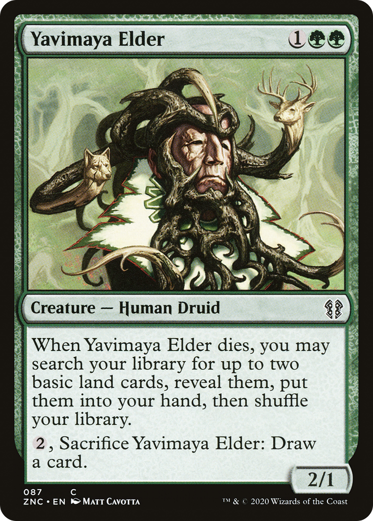 {C} Yavimaya Elder [Zendikar Rising Commander][ZNC 087]