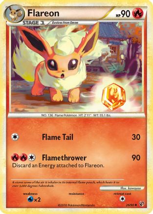 [PKM] Flareon (26/90) [HeartGold & SoulSilver: Undaunted]