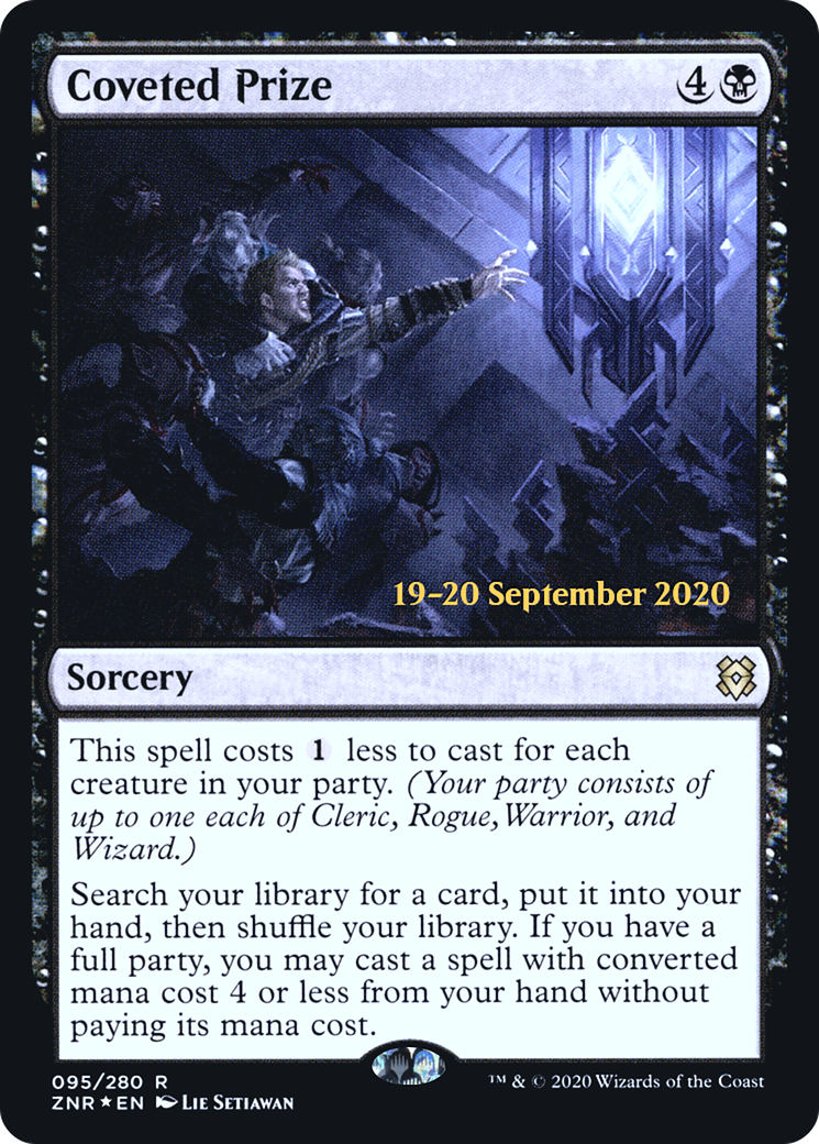{R} Coveted Prize [Zendikar Rising Prerelease Promos][PR ZNR 095]